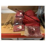 NiceTown Black Out Curtains, Rod, Ropes, and