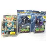 3 Spawn Action Figures. Shadowhawk, Redeemer and
