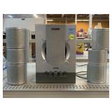 Juster multi media Sound system and 2 speakers.