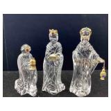 Gorham Crystal 3 Wise Men Figures