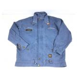 Camel jacket, gray green, sz 5XL