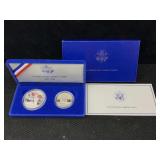 1986 Statue Of Liberty Silver Coin Proof Set
