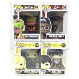 4 Funko Pops, Tokoyo Ghouls, Samurai Jack &