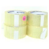 4 New rolls clear packing/shipping tape