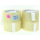 4 New rolls clear packing/shipping tape