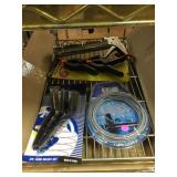 New Tools incl. Caulk gun, Clamps, wire brush set