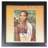Framed Whitney Houston Album