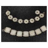 2 Coin Charm Bracelets, 1 Is Sterling Silver,