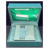 Green Rolex Box Case, 5in Long