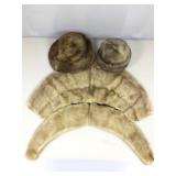 Vtg Russian Mink Hats, Collars & More