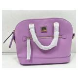 NWT Dooney & Bourke Light Mauve Domed Zip Satchel