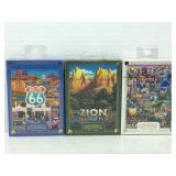 Asstd playing cards, LV Boardwalk, Zion Natl Pk &