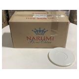 Case of 24pcs - Narumi Bouillon Saucers - New -