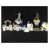 Asstd glass figurines