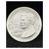 999 Pure Silver Powell Expedition 100th Utah Medal