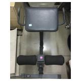 Adjustable Hyperextension Roman Chair, 43x28x38in