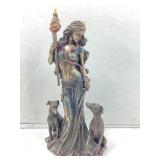 Hecate Resin Figurine. 13in H