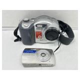 Sony CD Mavica & Olympus Stylus 710 Cameras w/