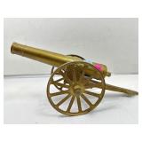 Metal Decorative Cannon Model 15L x 7in H
