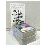 1971 topps baseball cards in case