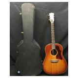 Gibson Acoustic Guitarw/ Hard Case. Back Body