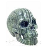 Carved Stone Skull 4in H