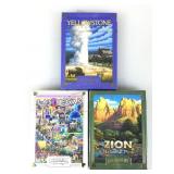 Asstd playing cards, Yellowstone & Zion Natl Pk &