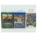 Asstd playing cards, LV Boardwalk, Zion Natl Pk &