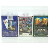 Asstd playing cards, LV Boardwalk, Zion &