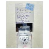 Bill clinton autographed golf ball