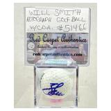 Will smith autographed golf ball
