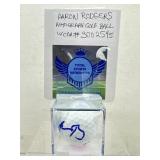 Aaron rodgers autographed golf ball