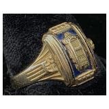 10k Gold Class Ring, Tw 3.3g, Sz 5.25