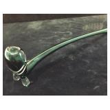 Art Glass Longpipe. 13in