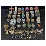 Assorted Fashion Rings, See Photos