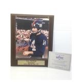 Ya tittle autographed plaqueï¿½
