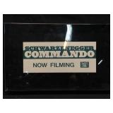 Schwarzenegger Commando Now Filming Promo 13x5.5