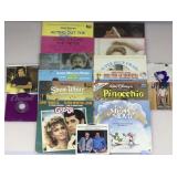 Assorted Vinyl Records. Disney, Grease, Olivia