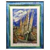 Barcelona Spain Anthony Pillley Poster Print.