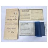 Original US Coast Guard Certificate Of Discharge