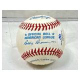 Fred lynn autographed baseball