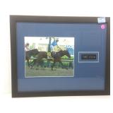 Tsc elite autographed horse racing picture