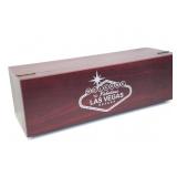 Las Vegas wine box & accessories, 5x14