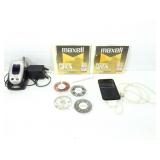 Verizon flip phone w/adapter, Zen Vision media