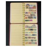 2 Stamp Stock Books W/stamps, See Photos