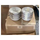 10pcs Heath Calif. Cereal Bowls Sand Coupe 6.5 i