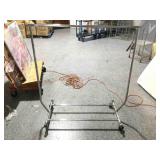 Metal clothing rack, 55in tall