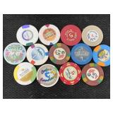Casino Chips Incl. Mgm, El Panama, Atlantis & More