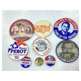 Asstd Presidental button pins