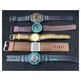5 Assorted Watches Incl. Kenneth Cole, Guess &